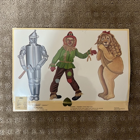 Vintage 1992 Dorothy Visits Oz Paper Dolls By Peck-Gandre NWT - Picture 2 of 3